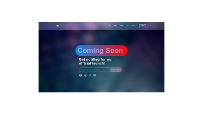 #DailyUI #048 Coming Soon adobexd app branding design graphic design illustration logo typography ui ux vector
