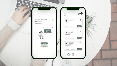 #DailyUI #050 Job Listing adobexd app branding design graphic design illustration logo typography ui ux vector