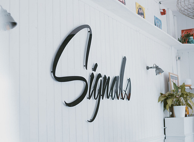 Signals Logo behance branding branding identity cafe coffee branding design design portfolio graphic design identity design logo logo design small business