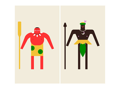 Hawaii characters 2 character design hawaii honolulu illustration oahu polynesian waikikik