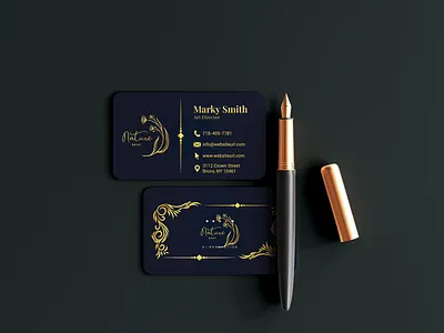 Luxury Business Card Design business card card design design graphic design illustration luxury business card design minimal business card