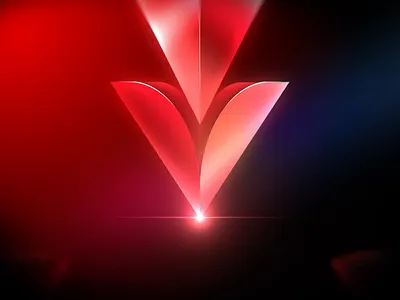 115 🔻 2d ae animation blood cut design leaf loop metal motion red reflection shiny