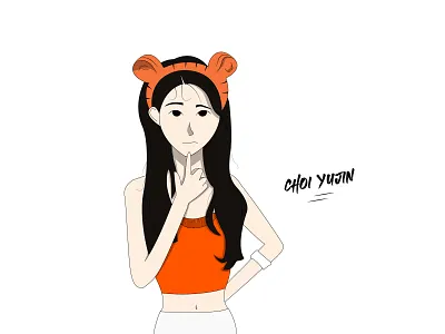 Choi Yujin illustration vector