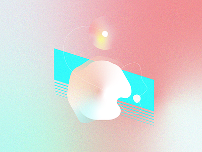 resplendence abstract atom binding blend circles geometric gradient grain illustration lines molecule orb scientific shapes