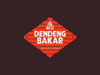 LogoDesign - Dendeng Bakar Cik Midah art bakar bakwa bbq branding dendeng design food graphic design grill halal logo malaysia midah muslim vector