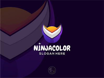 Ninjacolor art brand branding character color colorful design flat graphic design illustration indonesia japan jepan logo ninja ninjacolor ui