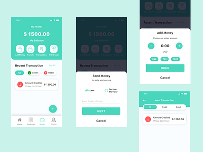 Wallet App ui Design app design figma mobile ui ui ui design uiux ux wallet wallet app wallet app design