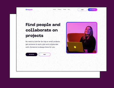 Strappit landing page design figma landing page ui ui design