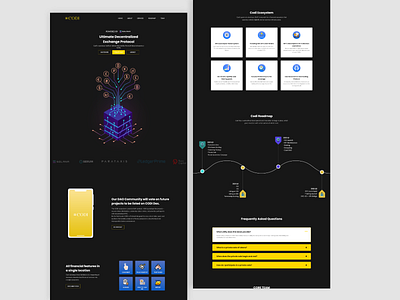 Blockchain Landing Page blockchain landing page branding design graphic design illustration landing page minimal motion graphics product designer ui ui design ux ux design web