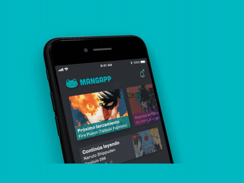Mangapp animation design graphic design illustration motion graphics ui