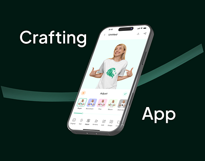 DIY Crafting Mobile App Design android app app design crafting craftingapp design design space design tool diyapp ios minimal mobile mobile app mobile design moderndesign ui uiux user interface ux