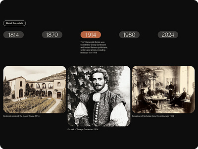 Historic block for the park hotel design graphic design ui uxui вебдизайн креативный проект