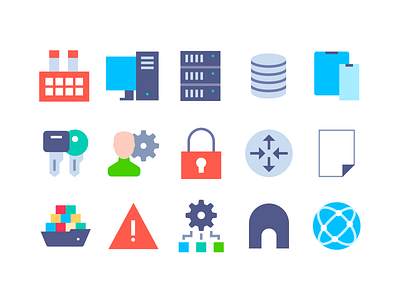 Network Diagram Kit, part 3 access admin computer database diagram icons internet keys mobile network protection roles scheme security server shipping smartphone tablet user vpn