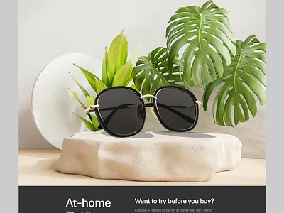 Try at home - BirchPosh Web adobe photoshop figma ui uiux ux webdesign