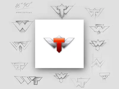 Web Тактика logo branding de design graphic design icon illustration logo vec vector web web design web development website