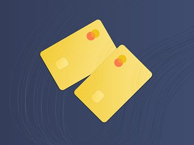 Gold card illustration branding card creditcard danielronkainen goldcard illustration vector