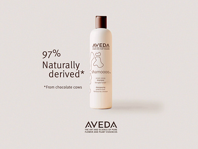 Chocolate Shampoo Design Concept cows graphic design package design shampoo
