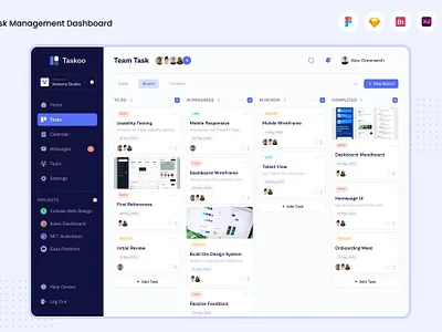Free Task Management Dashboard app design home home page homepage landing landing page landingpage site uidesign uiux userinterface ux design uxui web design web page web site webdesign webpage website
