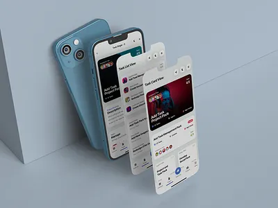 Task Management App Template | AppKit Mobile PWA android app app template css design html ios iphone mobile sidebar site task task management task management app tasks to do to do app todo ui web app