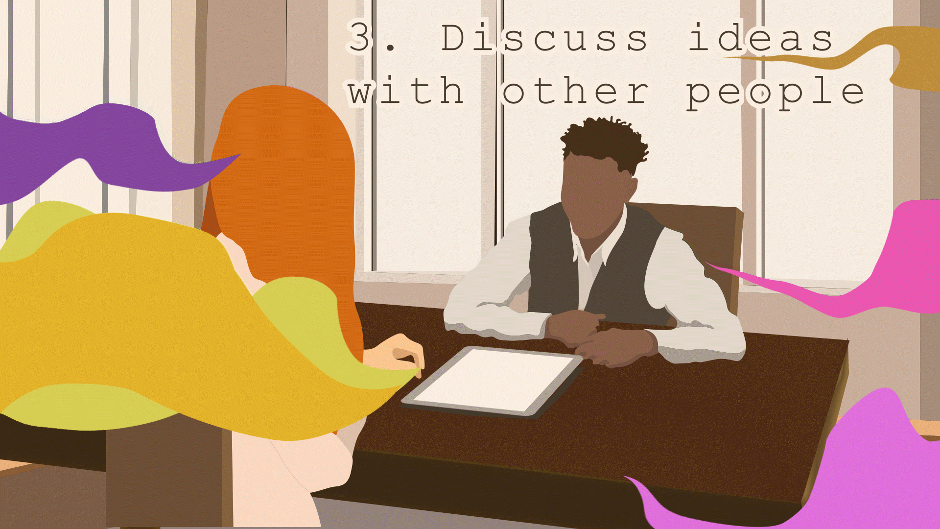 "How to find an idea" motion graphic after effects design fun funny graphic design how to joke motion graphics satir typography vector