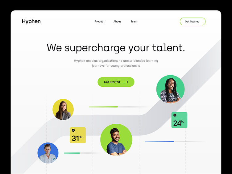 Hyphen Brand +  Direction by Josh Warren on Dribbble