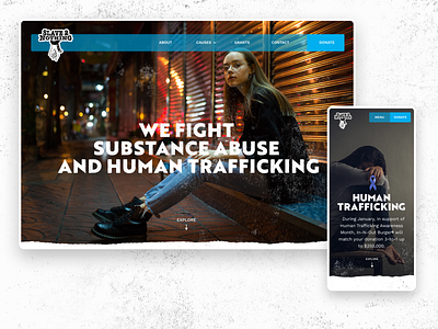 Slave 2 Nothing Foundation non profit ui user experience visual designs