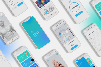 Mobile app | CPR & AUSCULTATION health mobile design ui ux