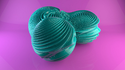 abstracr figure 3d cinema 4d illustration