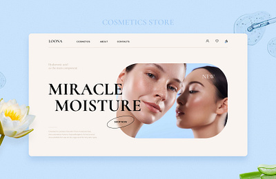 LOONA | Cosmetics store beauty ui ux web