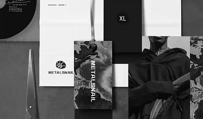 Metal snail brand design design graphic design illustration logo
