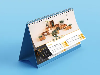 Calendar of 2022 callender graphic design