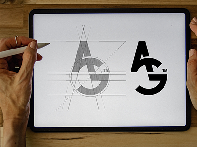 AG Monogram Logo a brand branding design g icon illustration inspirations logo letter lettering logo logo ideas logofolio logotype monogram stmbol vector