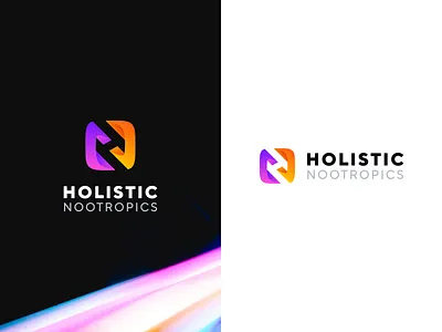 Logo design branding design h logo n vector