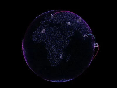 Clinical trial management | 3D 3d animation artwork clinical trial globe illustration research timeless