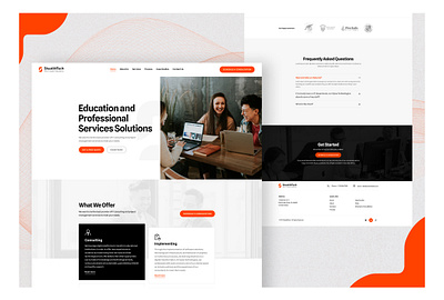 Website Design for Online IT Solutions branding design graphic design hire illustration logo mobile app design ui ux webdesign