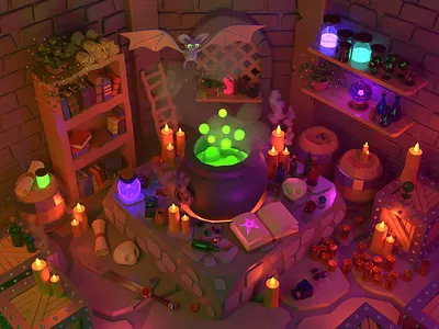 The Magic Bat 3d 3d art 3d illustration 3d modeling 3drendering bat blender fairytale fantasy graphic illustration magic render