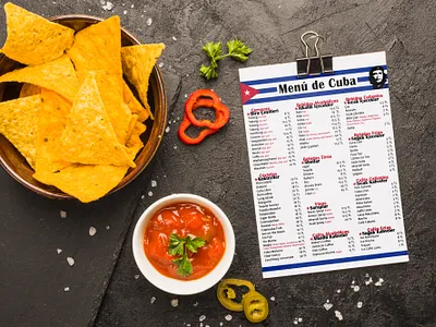 Cuba Cafe Menu Design branding design graphic design menu design restaurant