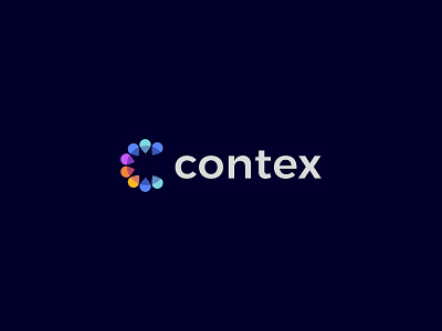 contex logo branding c logo colourful custom logo design icon identity logo logo mark logodesign logos mark minimal symbol vector