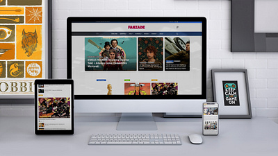 Fanzade Website Design branding design graphic design ui user interface design ux design web design