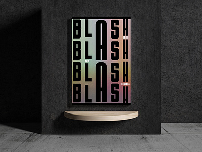 Band Blush in Prague graphic design illustration typography