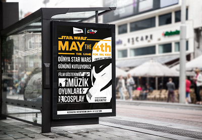 Star Wars Day Party Poster branding cosplay design graphic design party poster star wars
