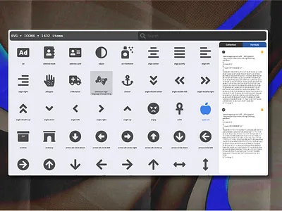 PowerApp - SVG icons app design ui ux