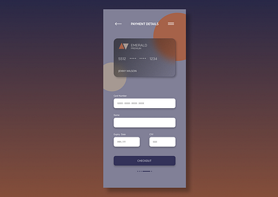 Daily Challenge #002: Credit Card Checkout Design dailyui figma graphic design ui webdesign