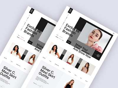 Fashion Product Web Exploration branding clean clothes clothing brand design e commerce ecommerce fashion landing page minimalist online store product shop shopify layout shopping trend ui ux web website