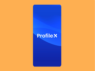 ProfileX UI - Interaction Design animation blue interaction ui micro interaction ui orange profilex ui user onboarding