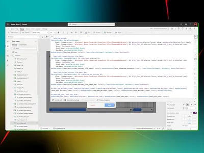 PowerApps - Planning Tool 1.3 app design ui ux