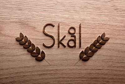 Skål Logo branding design graphic design illustration logo typography vector