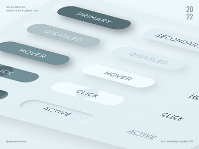 Button Design System 01 button design buttons design design system product design ui ui design ui ux ux ux design