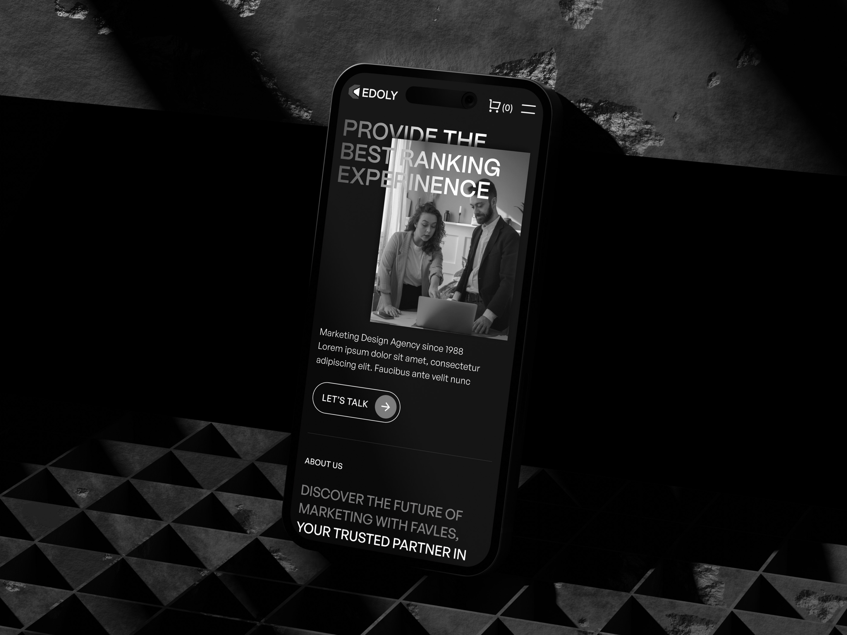 Edoly - Marketing Agency Webflow Template agency animation business cms design ecommerce edoly flowfye logo marketing minimal mobile modern no code professional responsive ui webflow website