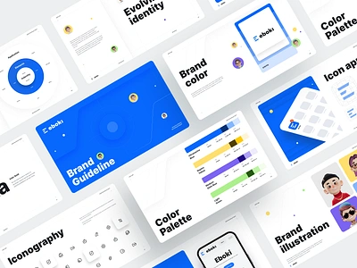 Brand Presentation Deck brand brand book brand guidelines brand template branding branding book branding guideline clean deck figma figma resource figma source file guideline logo logo template minimal mockup presentation template ui8